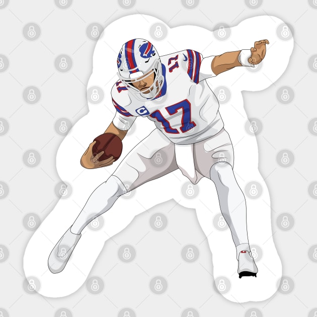 Josh Allen Sticker by xavierjfong